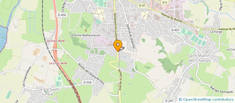 localisation de l'entreprise ANELROSE  LE VAL-SAINT-PERE