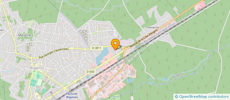 localisation de l'entreprise ANELTHA  BIGANOS