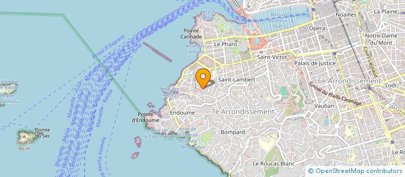 localisation de l'entreprise ANELY à MARSEILLE
