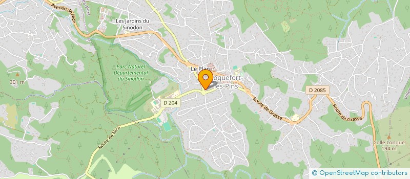 localisation de l'entreprise ANELYS à ROQUEFORT-LES-PINS