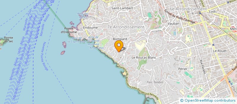 localisation de l'entreprise ANEMA à MARSEILLE