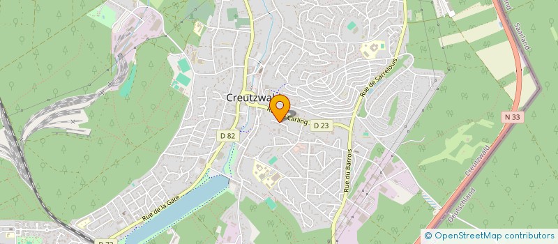 localisation de l'entreprise ANEMA  CREUTZWALD