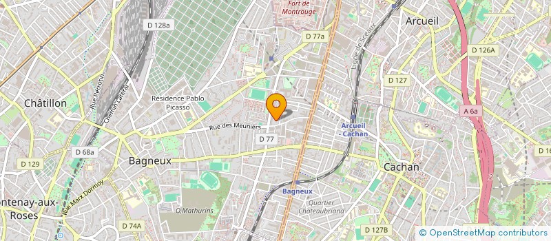 localisation de l'entreprise ANEMA CONSULTING à BAGNEUX