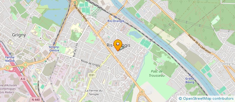 localisation de l'entreprise ANEMA TECH  RIS-ORANGIS