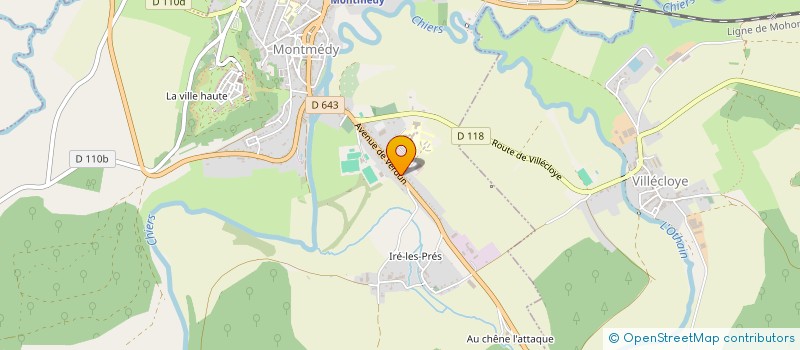 localisation de l'entreprise ANEMCO à MONTMEDY
