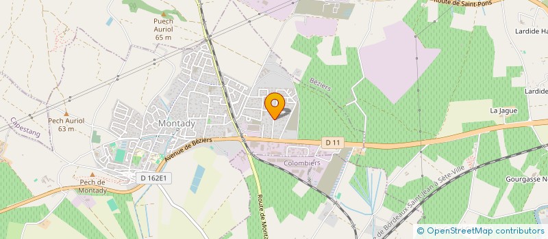 localisation de l'entreprise ANEME ASSOCIATION  MONTADY