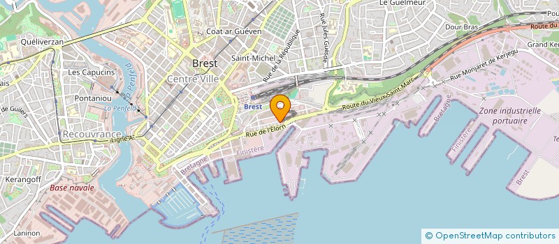 localisation de l'entreprise ANEMJAC à BREST
