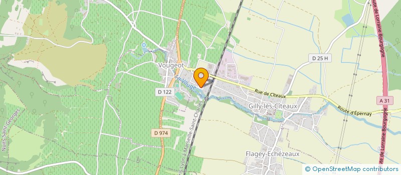 localisation de l'entreprise ANEMOI  GILLY-LES-CITEAUX