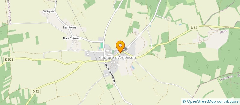 localisation de l'entreprise ANEMOME  COUTURE-D'ARGENSON