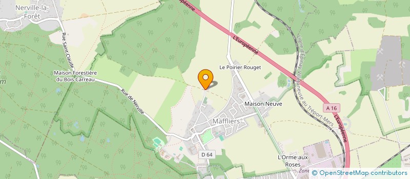 localisation de l'entreprise ANEMONE  MAFFLIERS