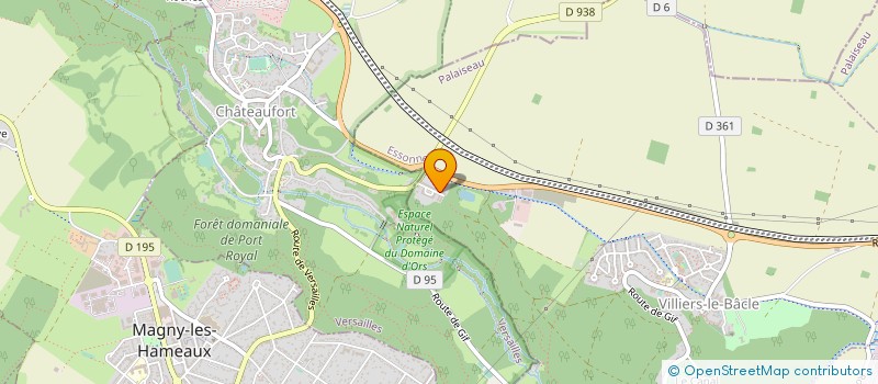 localisation de l'entreprise ANEMONE DEVELOPPEMENT  VILLIERS-LE-BACLE