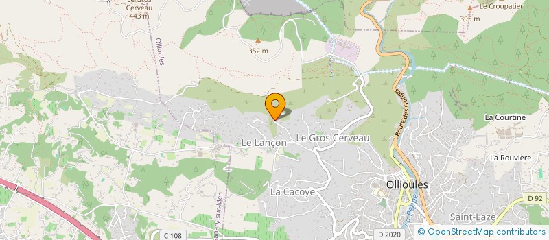 localisation de l'entreprise ANEMONE FISH  OLLIOULES