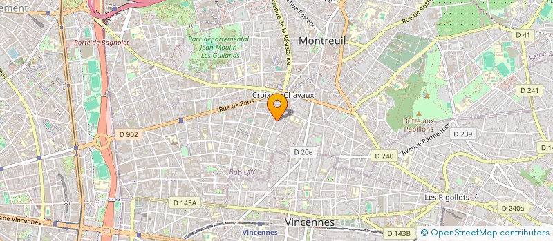 localisation de l'entreprise ANEMONE PRODUCTION à MONTREUIL