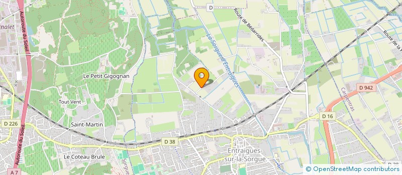 localisation de l'entreprise ANENCA  ENTRAIGUES-SUR-LA-SORGUE