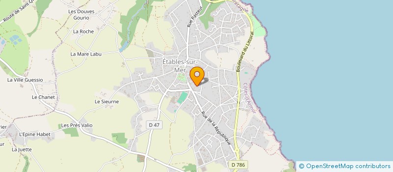 localisation de l'entreprise ANEOR INVEST  BINIC-ETABLES-SUR-MER