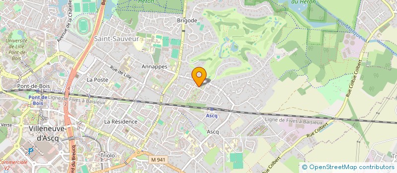 localisation de l'entreprise ANEORA à VILLENEUVE-D'ASCQ