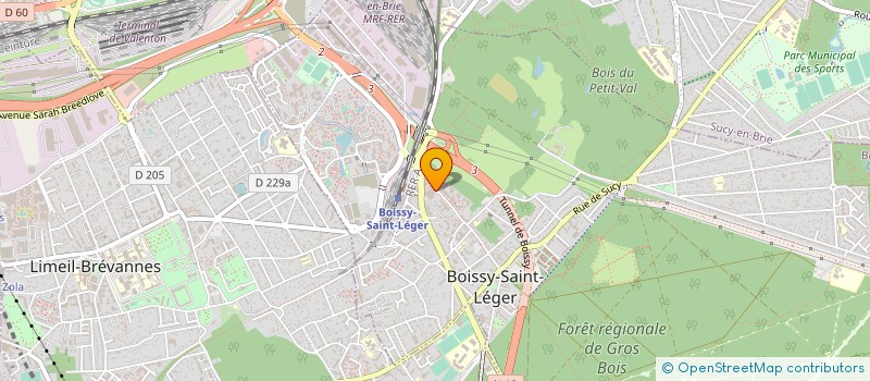 localisation de l'entreprise ANEP à BOISSY-SAINT-LEGER