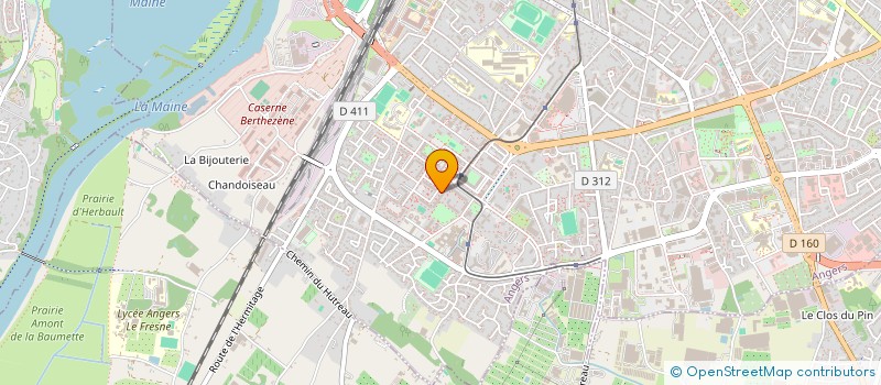 localisation de l'entreprise ANERAM IMMOBILIERE à ANGERS