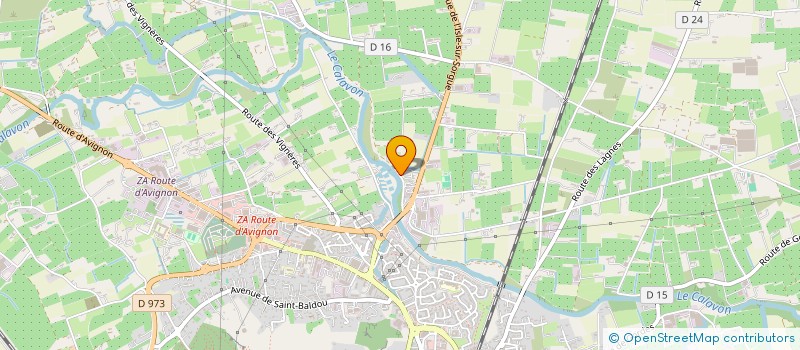 localisation de l'entreprise ANERES  CAVAILLON