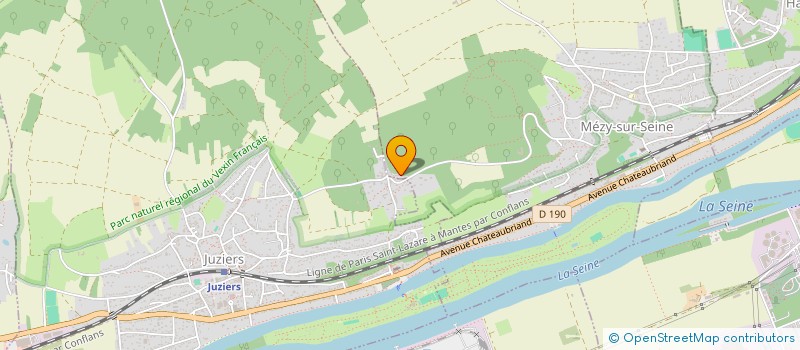 localisation de l'entreprise ANERIC  MEZY-SUR-SEINE