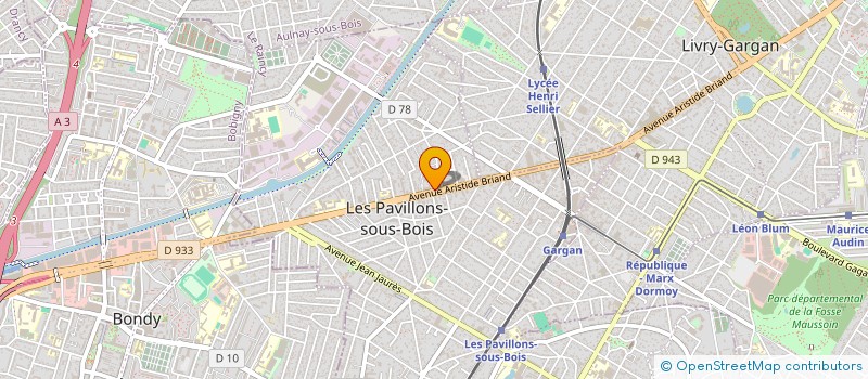 localisation de l'entreprise ANES à LES PAVILLONS-SOUS-BOIS