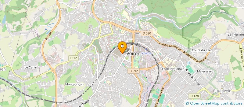 localisation de l'entreprise ANESTHESIE CHARTREUSE  VOIRON