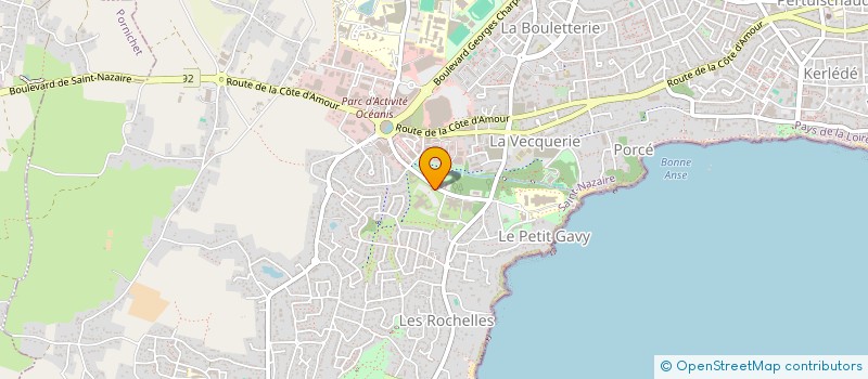 localisation de l'entreprise ANESTHESIE REANIMATION à SAINT-NAZAIRE