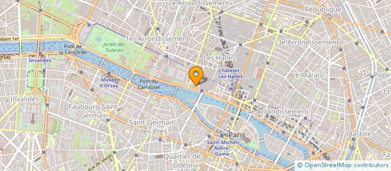 localisation de l'entreprise ANESTHESISTES DE GASTRO LOUVRE à PARIS