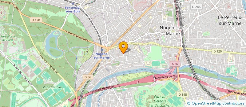 localisation de l'entreprise ANESTHESISTES-REANIMATEURS HPAB à NOGENT-SUR-MARNE