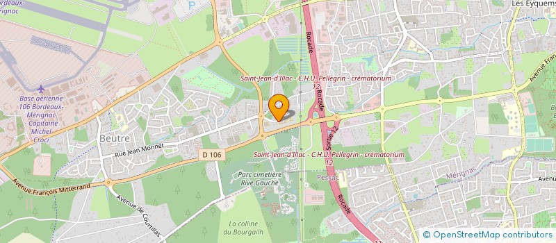 localisation de l'entreprise ANESTHESISTES SPORT ET ARTHROSE  MERIGNAC