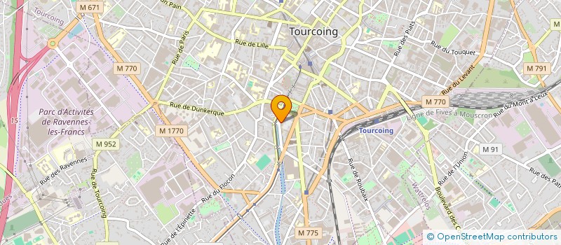 localisation de l'entreprise ANESTHSISTES REANIMATEURS DU QUAI DU HAVRE à TOURCOING