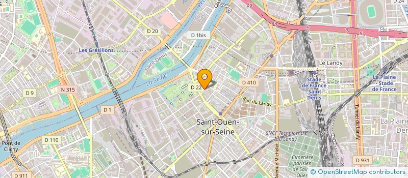 localisation de l'entreprise ANET à SAINT-OUEN-SUR-SEINE