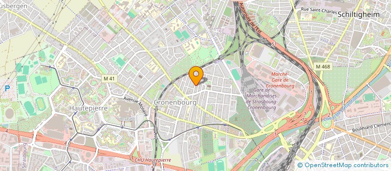 localisation de l'entreprise ANETAME INGENIERIE à STRASBOURG