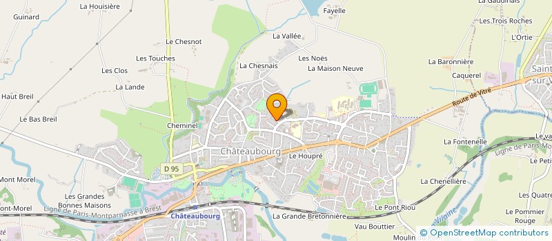 localisation de l'entreprise ANETH  CHATEAUBOURG