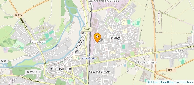 localisation de l'entreprise ANETHIS à CHATEAUDUN
