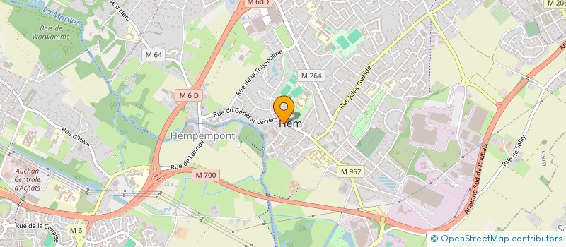 localisation de l'entreprise ANETMO à HEM