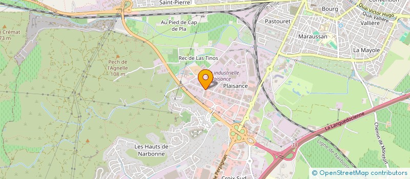 localisation de l'entreprise ANETO à NARBONNE