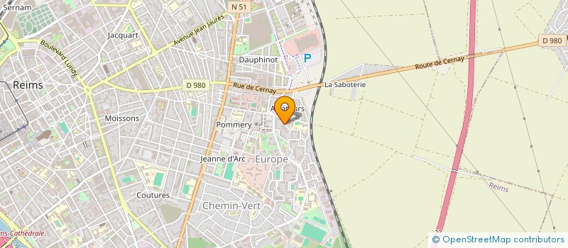 localisation de l'entreprise ANETSYS  REIMS