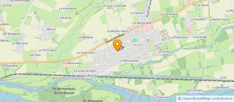 localisation de l'entreprise ANETZ AUJOURD'HUI & DEMAIN à VAIR-SUR-LOIRE