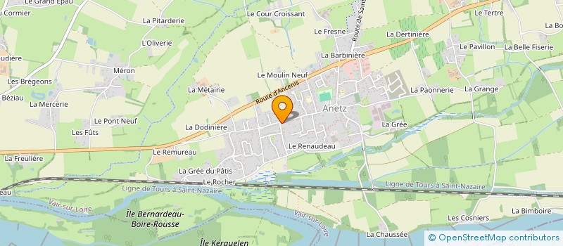 localisation de l'entreprise ANETZ TOUT NATURELLEMENT à VAIR-SUR-LOIRE