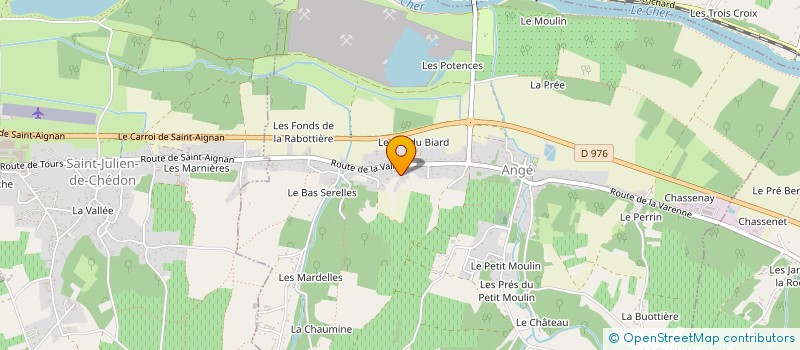 localisation de l'entreprise ANEVA  ANGE