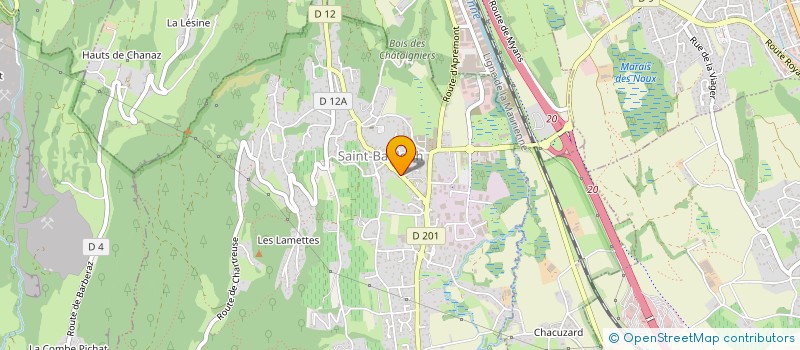 localisation de l'entreprise ANEVI  SAINT-BALDOPH