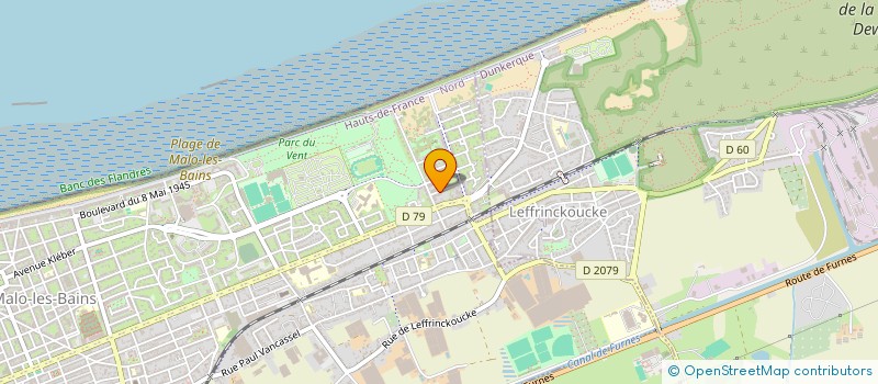 localisation de l'entreprise ANEX 2017 à DUNKERQUE