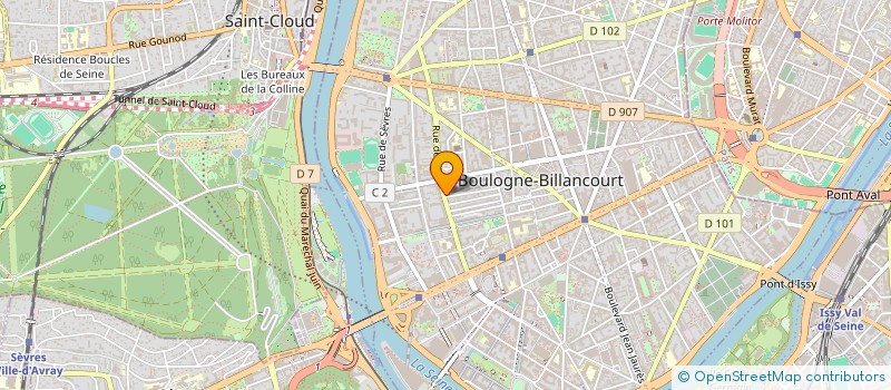 localisation de l'entreprise ANEX  BOULOGNE-BILLANCOURT