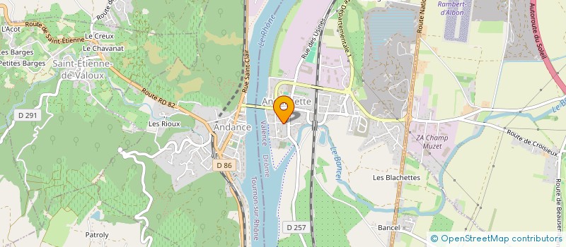 localisation de l'entreprise ANEXCO à ANDANCETTE