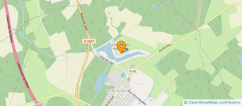 localisation de l'entreprise ANEXIA à LA BUSSIERE