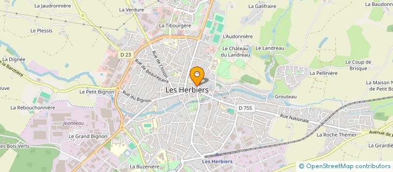 localisation de l'entreprise ANEXIN  LES HERBIERS