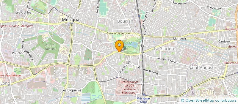 localisation de l'entreprise ANEXIS à MERIGNAC