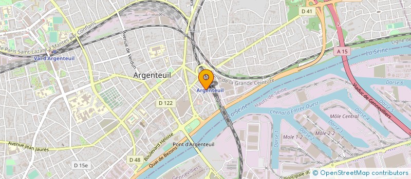 localisation de l'entreprise ANEZI à ARGENTEUIL
