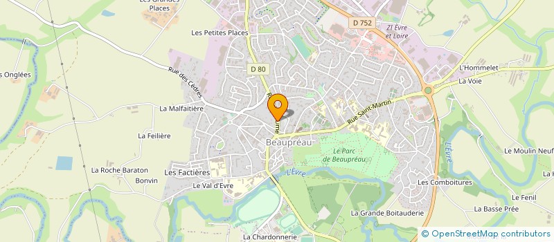 localisation de l'entreprise ANEZO  BEAUPREAU-EN-MAUGES